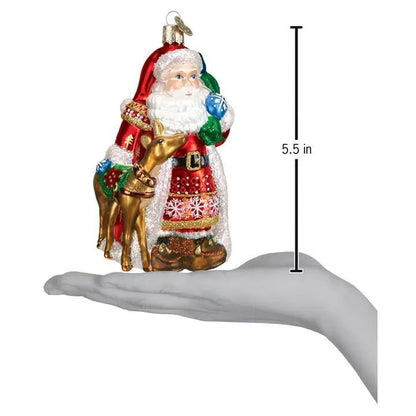 Nordic Santa Ornament - Nifty Decor & More