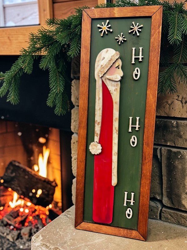 Nostalgic Santa Frame Decor - Nifty Decor & More