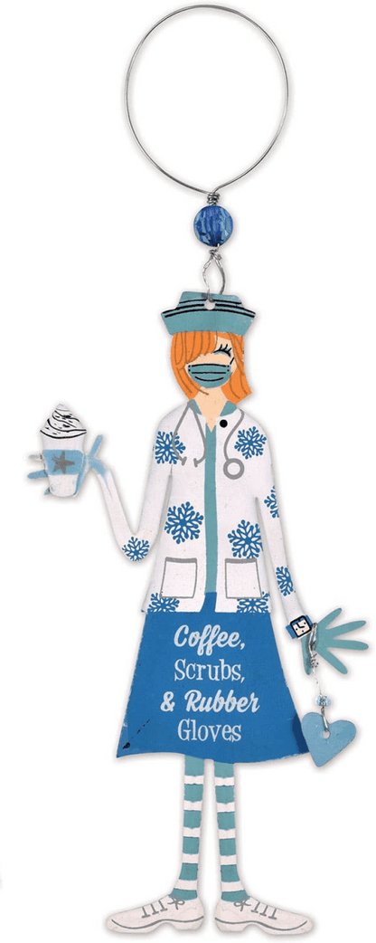 Nurses Ornament Bottle Charms - Nifty Decor & More