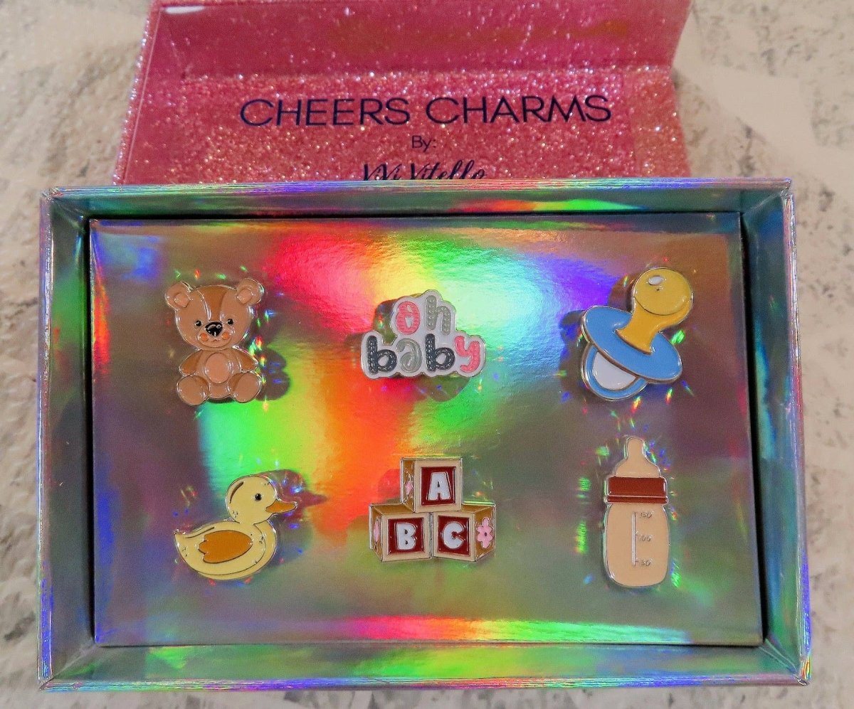 Oh Baby! Cheers Charms, Set of 6 - Nifty Decor & More