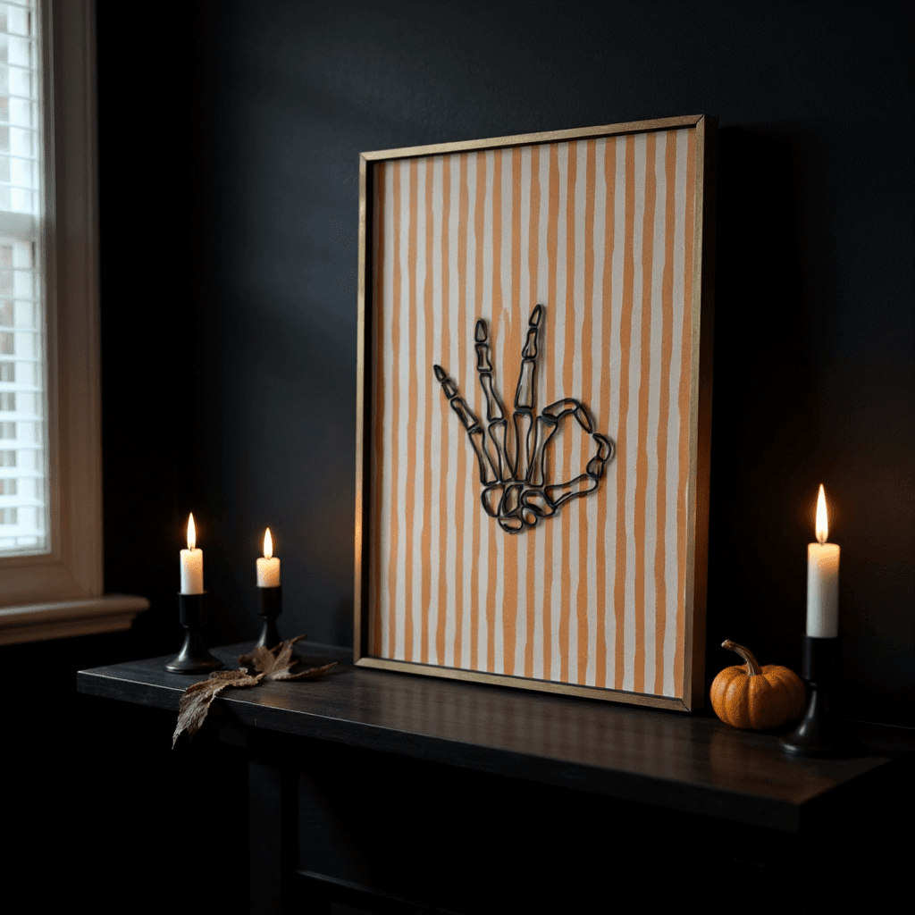 Ok Skeleton Hand Wall Art - Nifty Decor & More