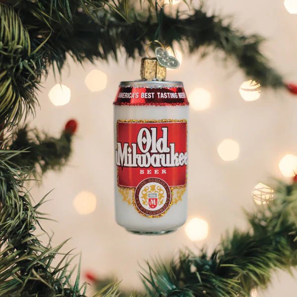 Old Milwaukee Beer Can Ornament - Nifty Decor & More