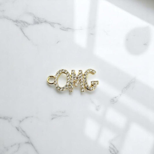 OMG Charm, Eye - Catching Statement Add - On for Bracelets & Necklaces, Must - Have Gift for Her - Nifty Decor & More