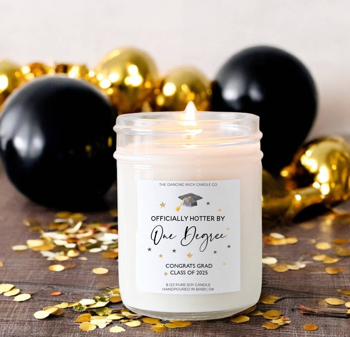 One Degree Hotter Graduation 4oz. Candle / Bora Bora - Nifty Decor & More