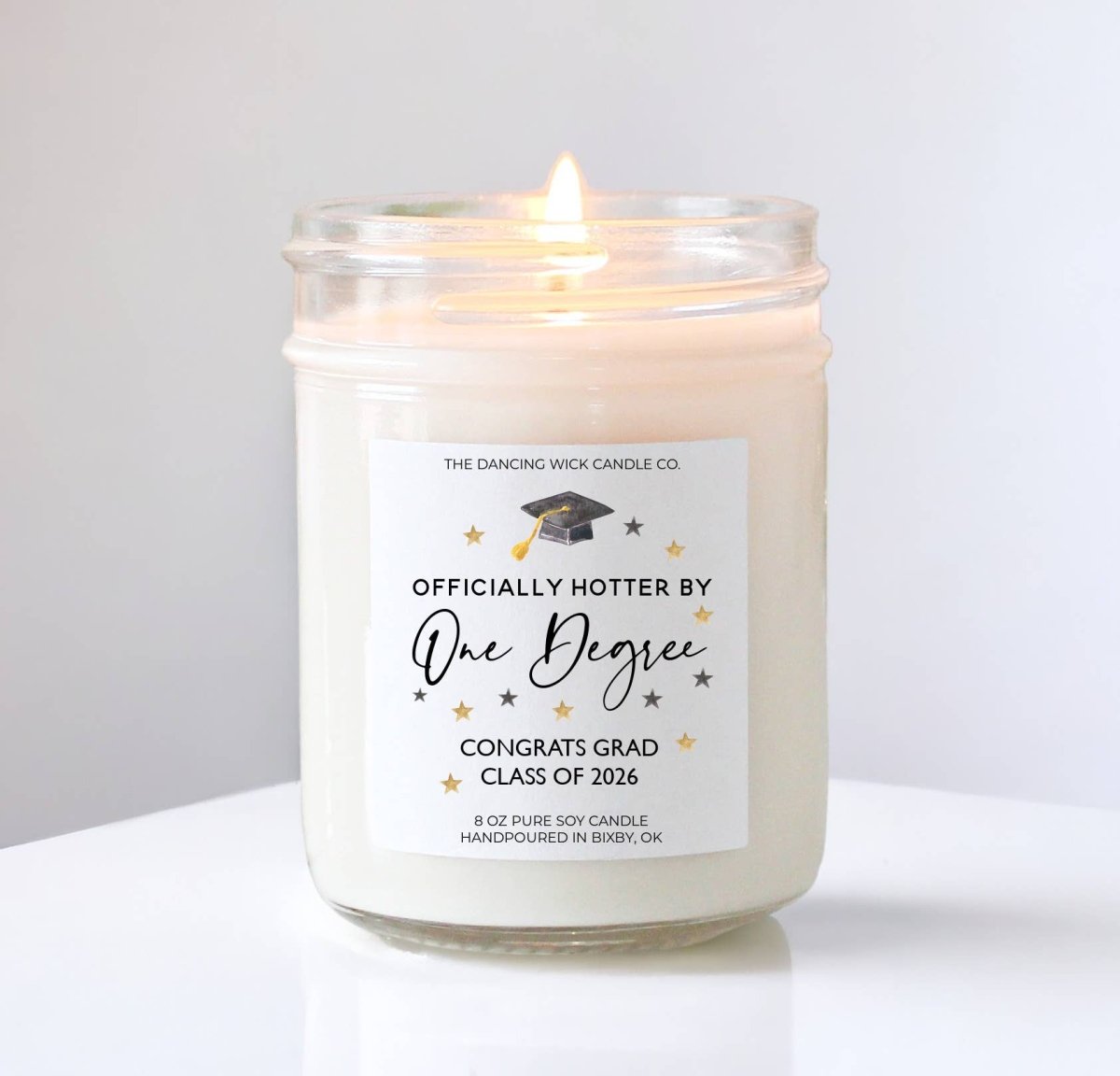 One Degree Hotter Graduation 4oz. Candle / Bora Bora - Nifty Decor & More