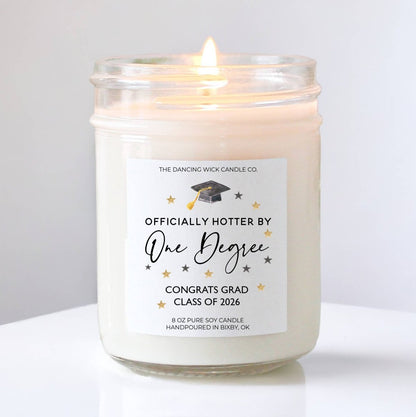 One Degree Hotter Graduation 4oz. Candle / Bora Bora - Nifty Decor & More