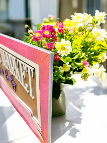 Open Daily Flower Market Sign | Spring Decor, Floral Market Sign, Fresh Flowers, Rustic Farmhouse Charm, Garden Welcome Sign