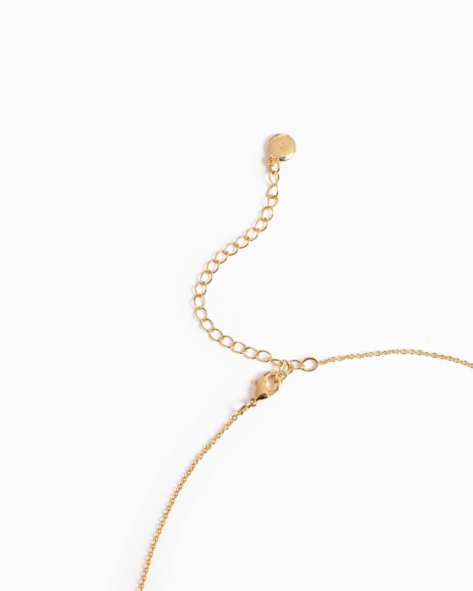 Open Frame CZ Pave Clover Pendant Necklace - Nifty Decor & More