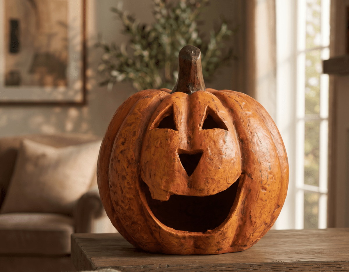 Orange Big Mouth Pumpkin - Nifty Decor & More