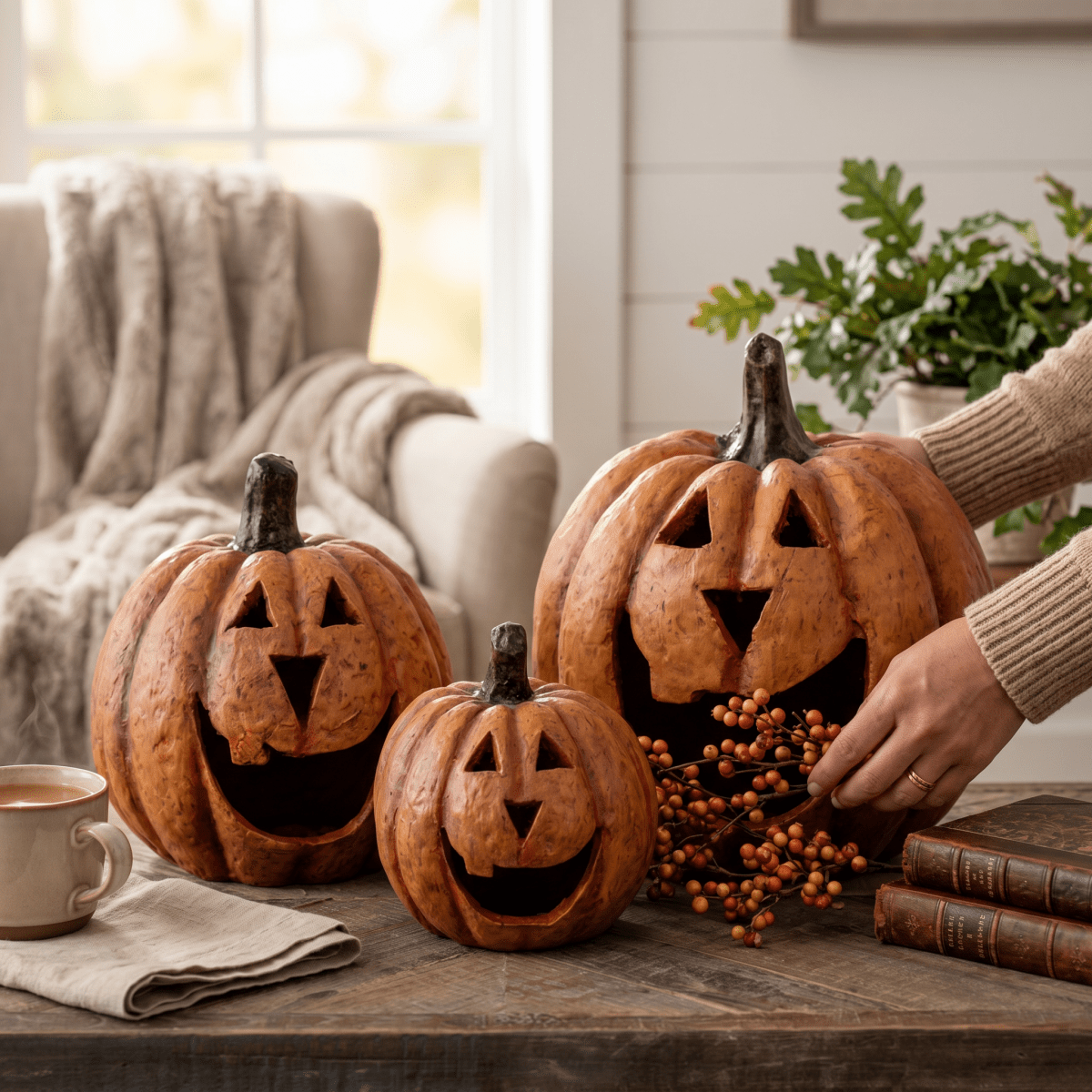 Orange Big Mouth Pumpkin - Nifty Decor & More