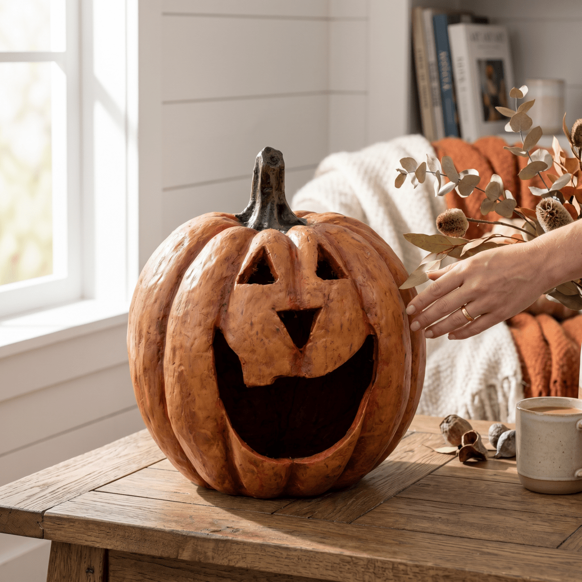 Orange Big Mouth Pumpkin - Nifty Decor & More