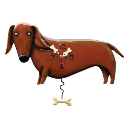 Oscar Dachshund cLOCK - Nifty Decor & More