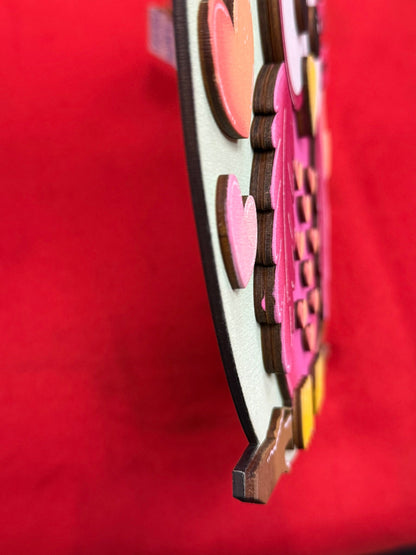 Owl Valentine Hanger Valentine Wall hanger