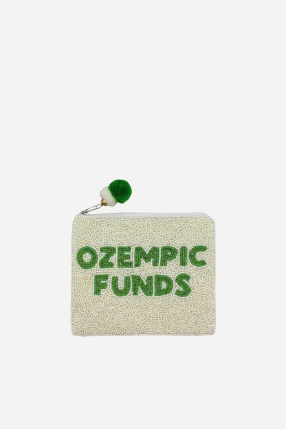 Ozempic Funds Beaded Coin Pouch - Nifty Decor & More