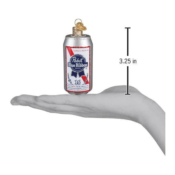 Pabst Blue Ribbon Beer Can Ornament - Nifty Decor & More