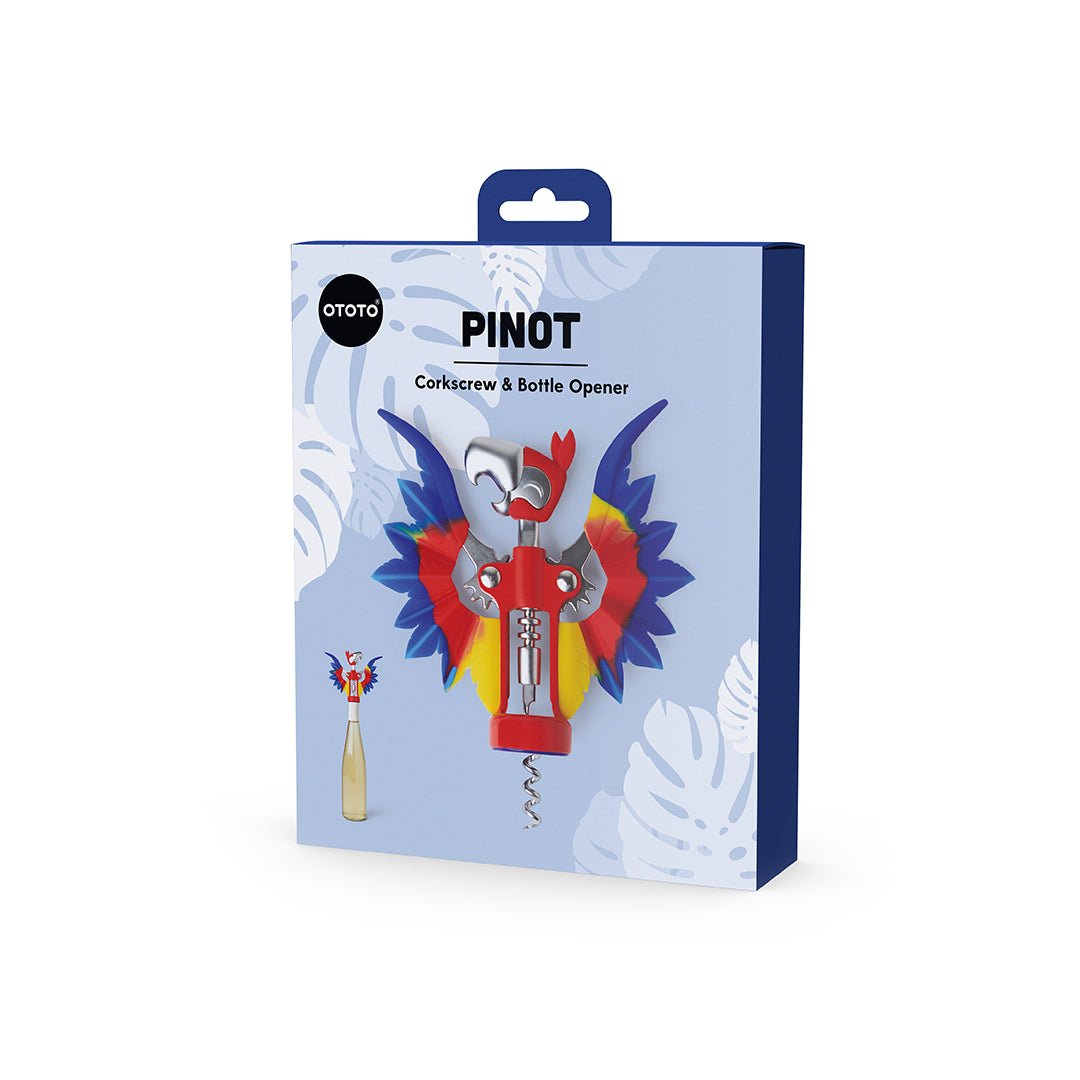Parrot Pinot Wine Bottle Opener - Bar Accessories & Gifts - Nifty Decor & More