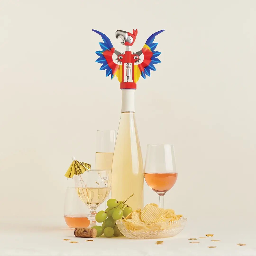 Parrot Pinot Wine Bottle Opener - Bar Accessories & Gifts - Nifty Decor & More