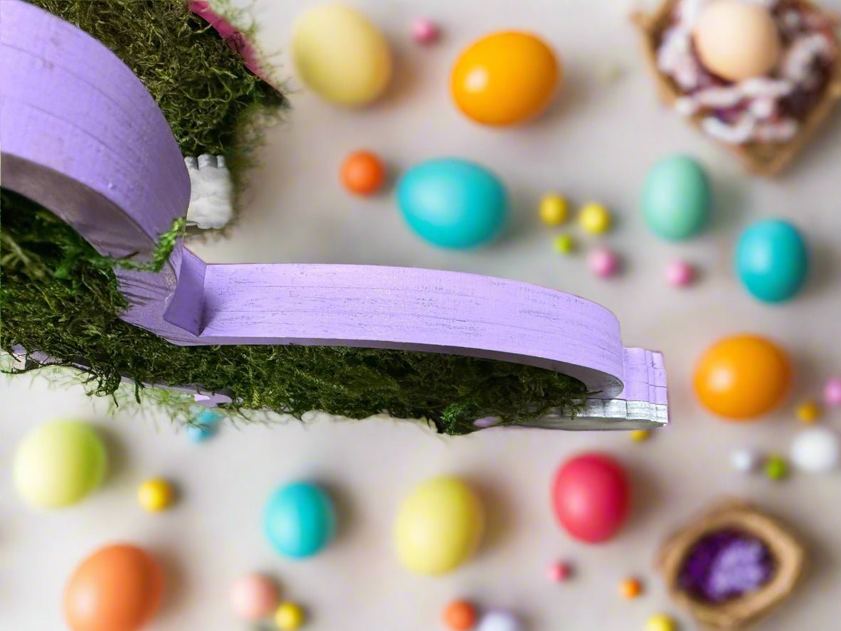 Pastel Moss Bunny Friends - Cute Spring Easter Decor for Home & Holiday Celebrations - Nifty Decor & More