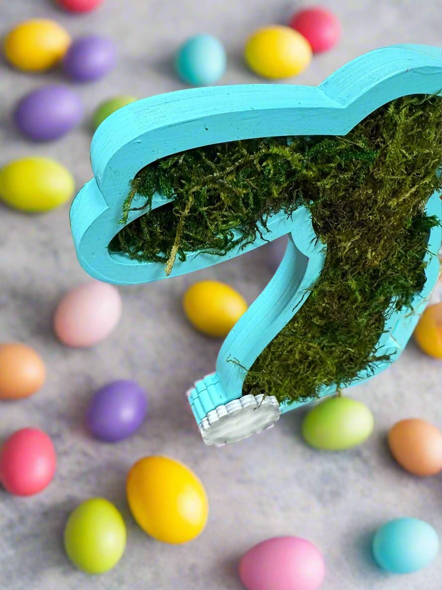 Pastel Moss Bunny Friends - Cute Spring Easter Decor for Home & Holiday Celebrations - Nifty Decor & More