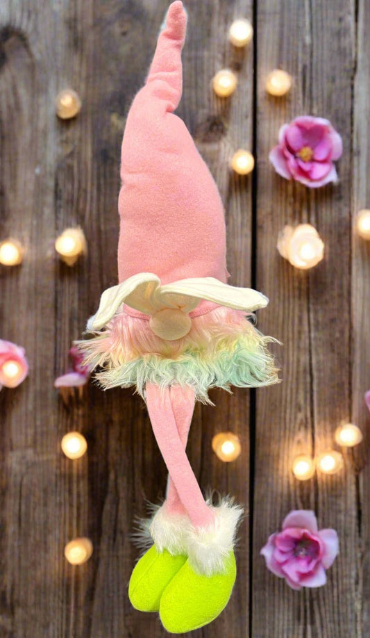 Pastel Rainbow Easter Bunny Gnome - Nifty Decor & More