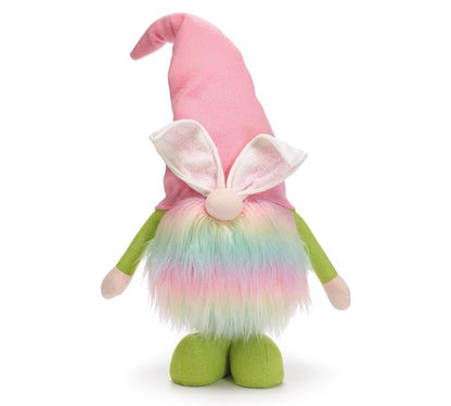 Pastel Rainbow Easter Bunny Gnome Extending Legs | Spring Home Decor | Cute Easter Decoration for Your Garden & Indoors