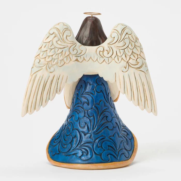 Patriotic Angel with Heart Fig - Nifty Decor & More