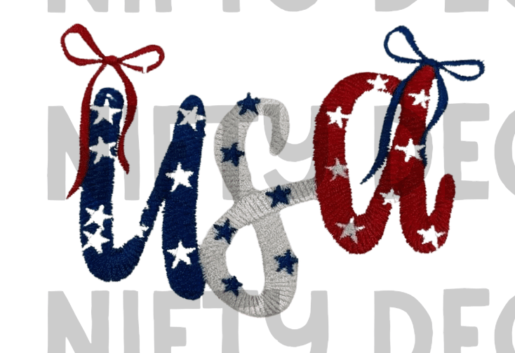 Patriotic Embroidered Burping Cloths – Soft Cotton Gauze, 20"×10"