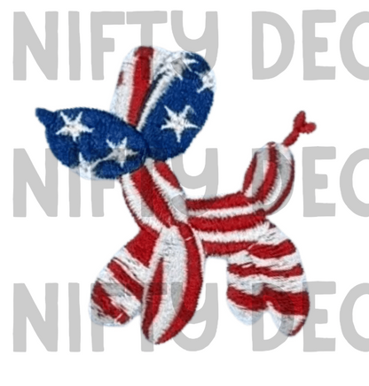Patriotic Embroidered Burping Cloths – Soft Cotton Gauze, 20"×10"