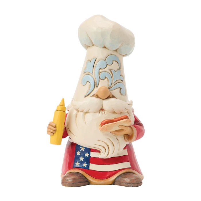 Patriotic Grilling Gnome Fig - Nifty Decor & More