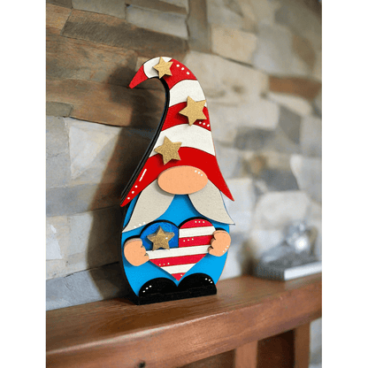 Patriotic Mini Gnome - Nifty Decor & More