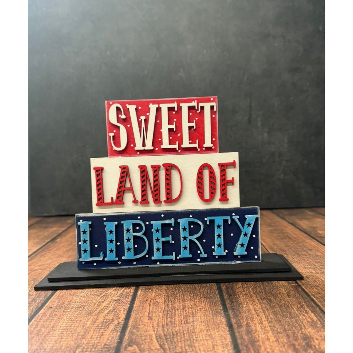 Patriotic Word Stackers - Nifty Decor & More