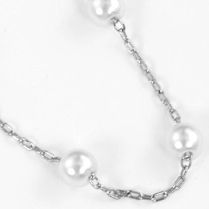Pearl Bridesmaid Necklace Gold - Dipped Chain - Nifty Decor & More