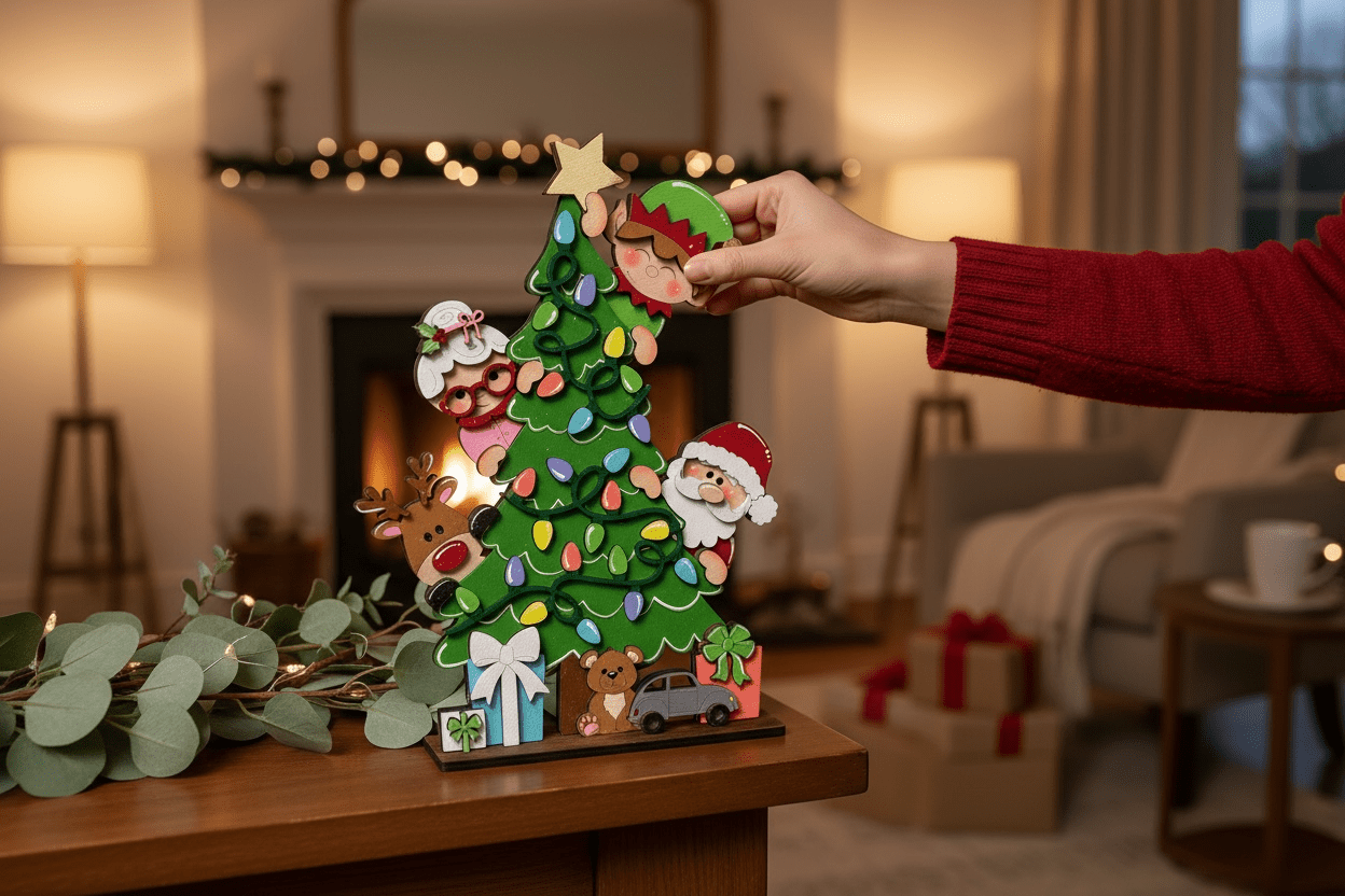 Peekaboo Christmas Friends - Nifty Decor & More