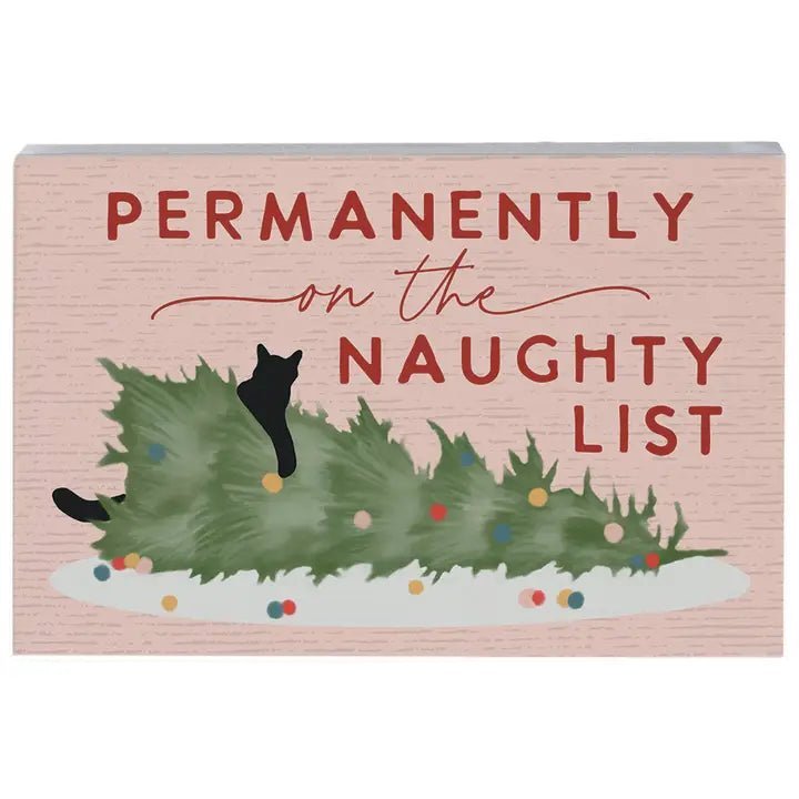 Permanently Naughty - Small Talk Rectangle - Nifty Decor & More