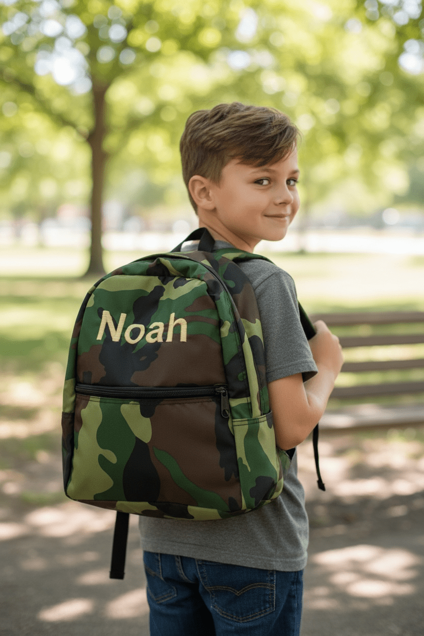 Personalized Boys Backpack Set | Embroidered Kids Backpack, Lunchbox & Tumbler | Custom Name School Bag | Back to School Essentials - Nifty Decor & More