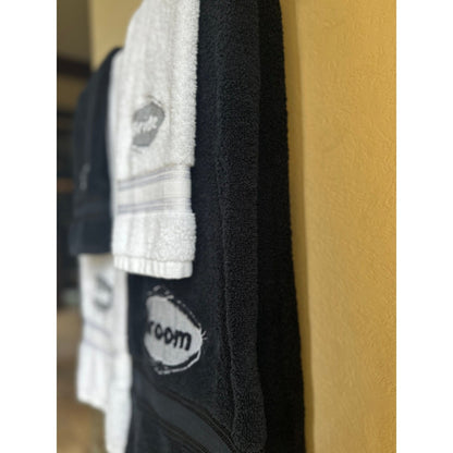 Personalized Bride and Groom Wedding Gift Towel Set Luxury Embroidered Monogrammed Bath Towels - Nifty Decor & More