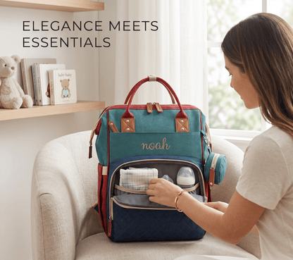 Personalized Embroidered Diaper Bag - Nifty Decor & More