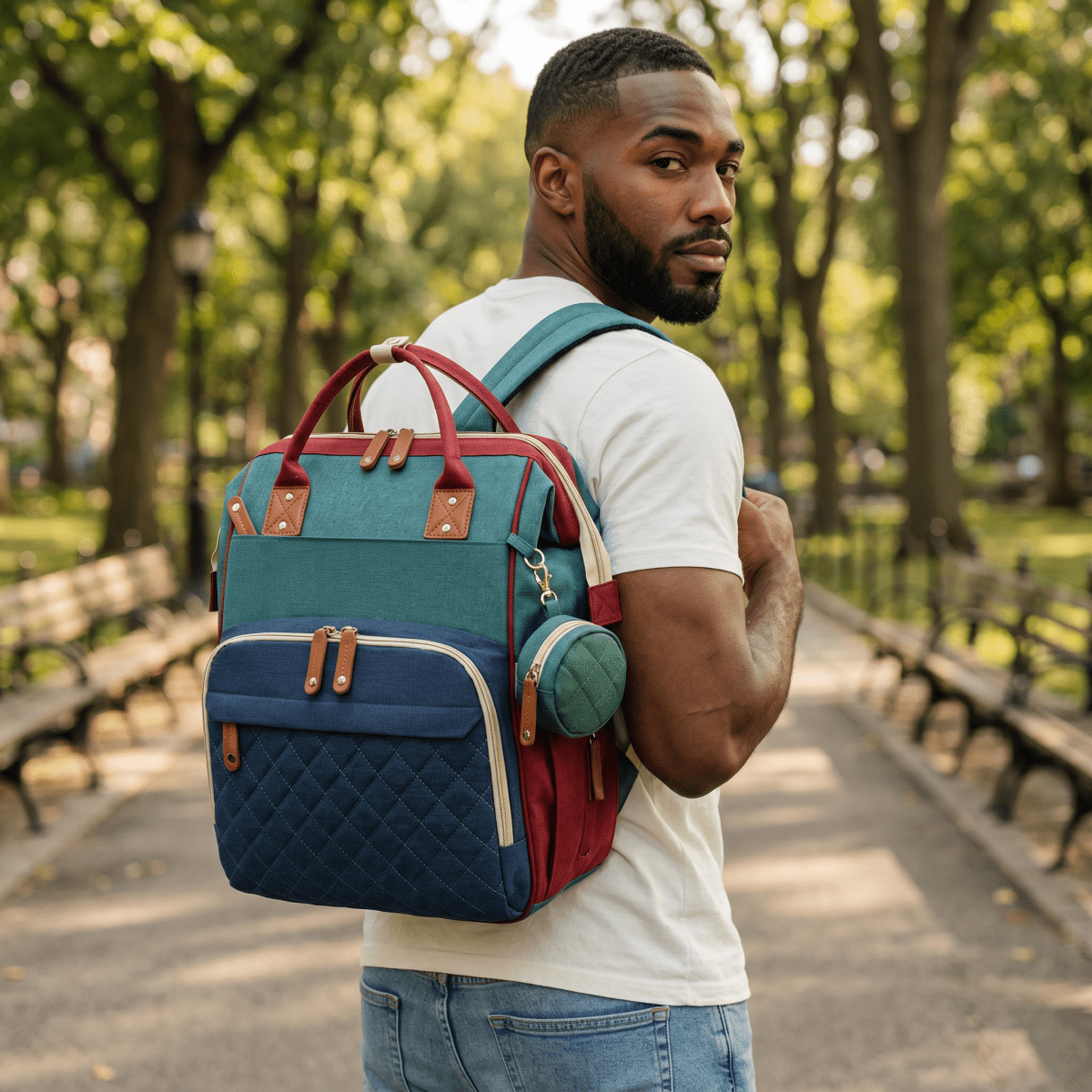 Personalized Embroidered Diaper Bag - Nifty Decor & More