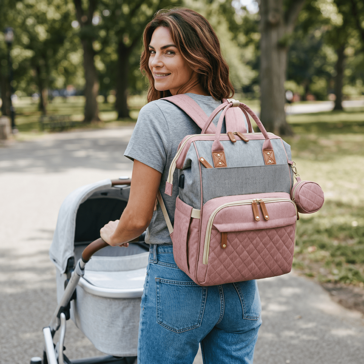 Personalized Embroidered Diaper Bag - Nifty Decor & More
