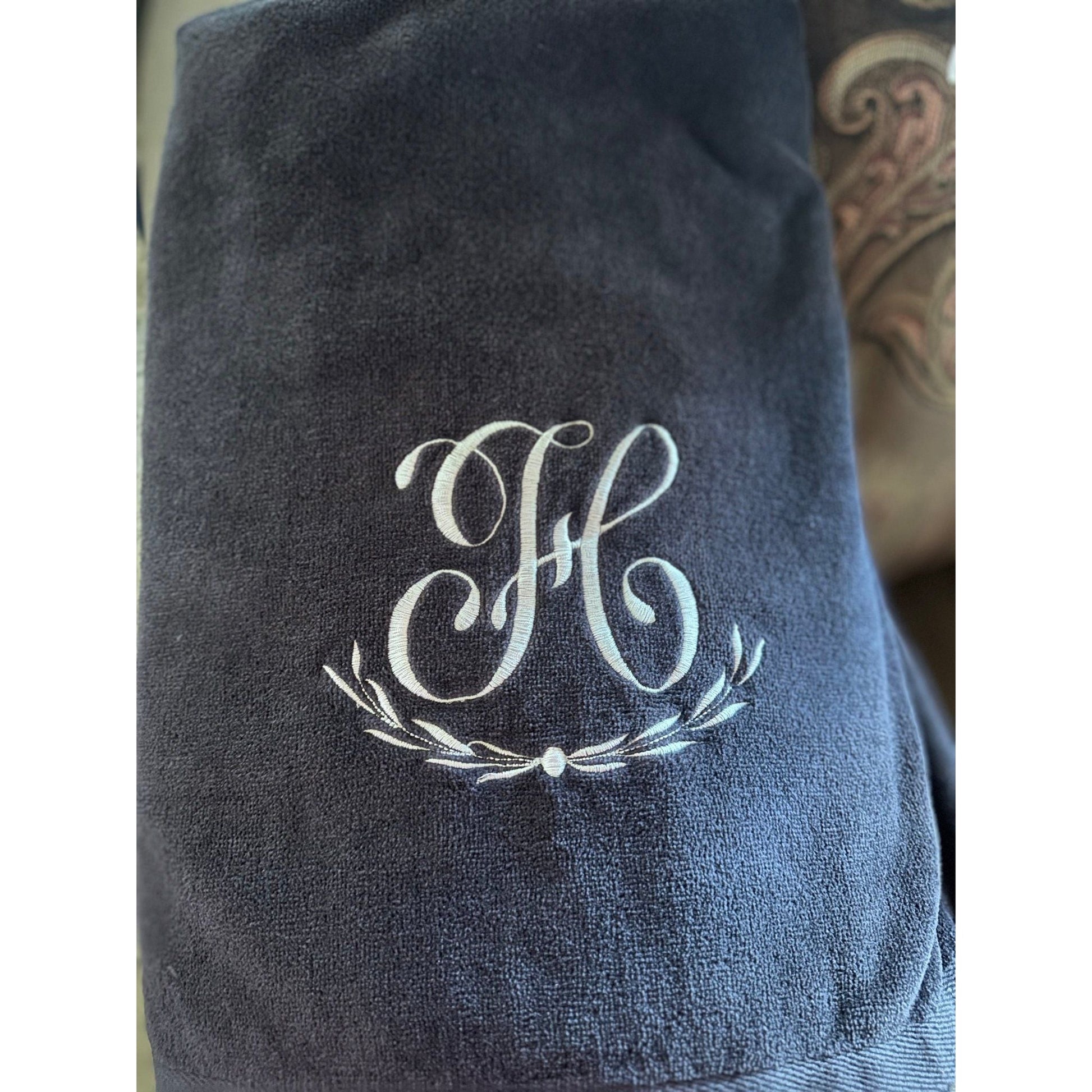 Personalized Luxury Embroidered Towel Set Custom Monogrammed Hand and Bath Towels for Home - Nifty Decor & More