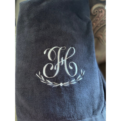 Personalized Luxury Embroidered Towel Set Custom Monogrammed Hand and Bath Towels for Home - Nifty Decor & More