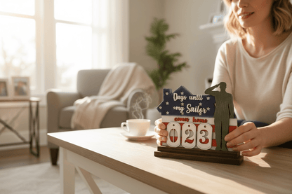 Personalized Military Homecoming Countdown Sign — Male & Female Versions Calendar