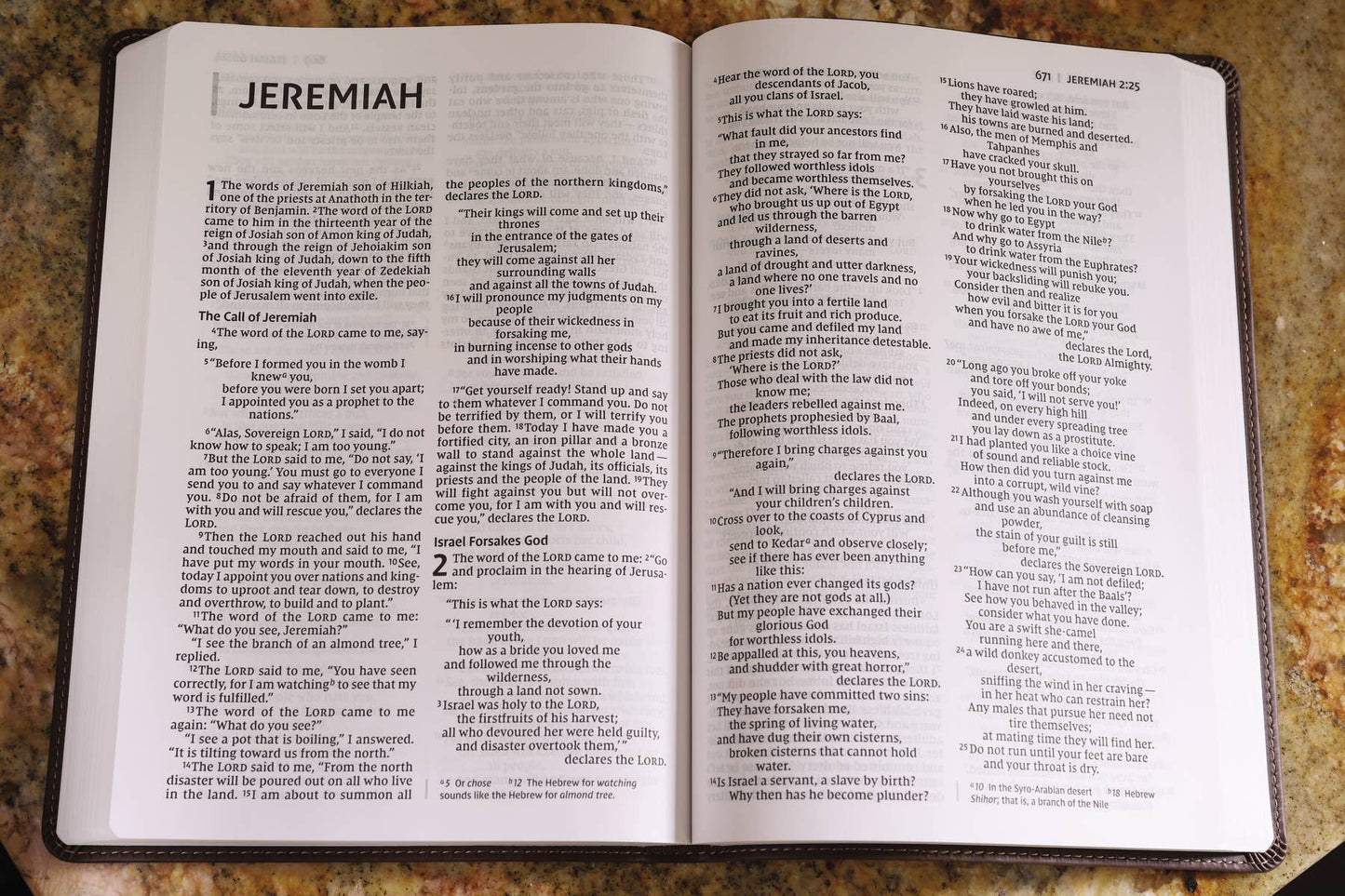 Personalized - NIV Value Thinline Bible, Large Print, Leathersoft, Brown - Nifty Decor & More