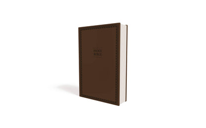 Personalized - NIV Value Thinline Bible, Large Print, Leathersoft, Brown - Nifty Decor & More