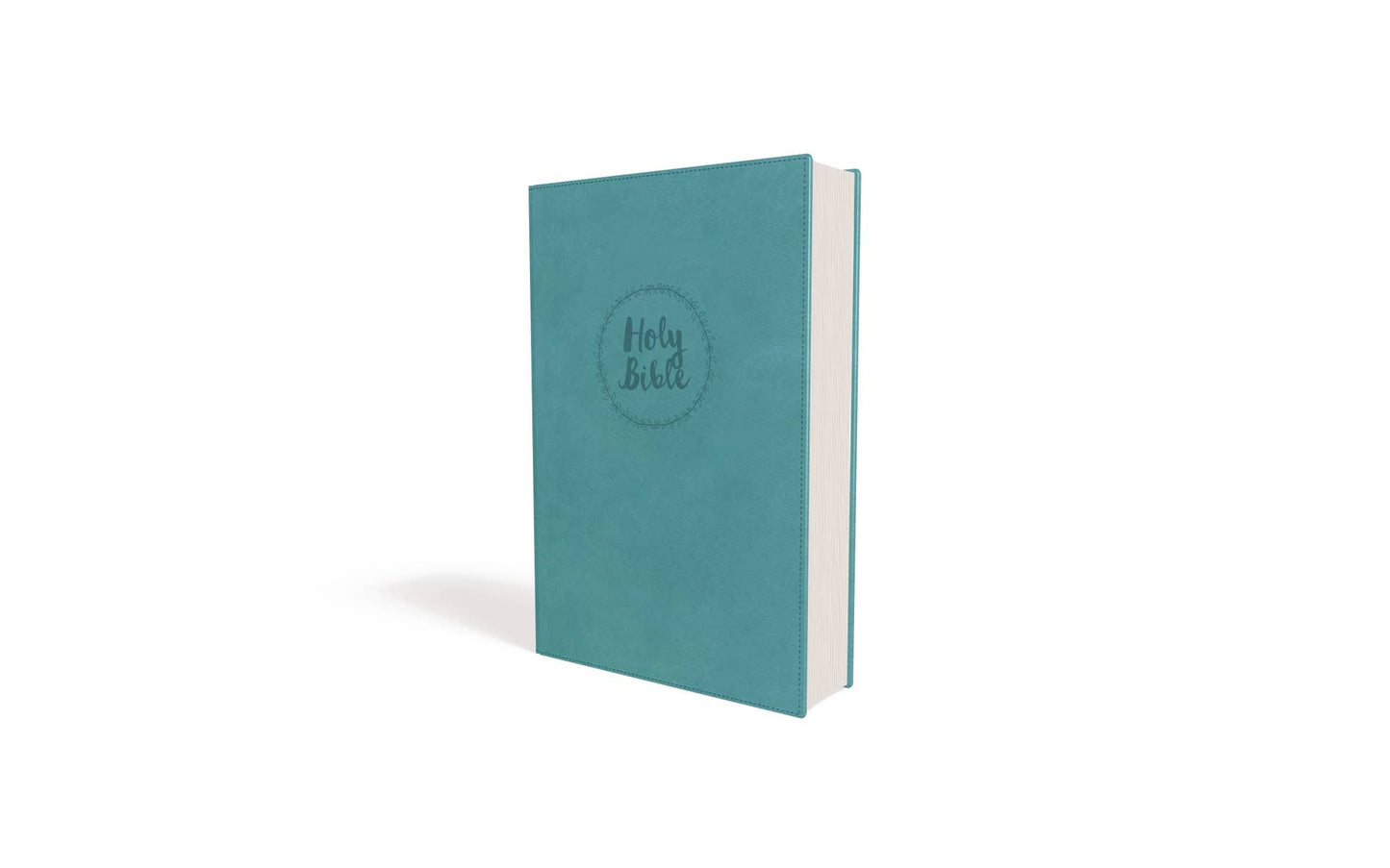 Personalized - NIV Value Thinline Bible Large Print Leathersoft Teal - Nifty Decor & More