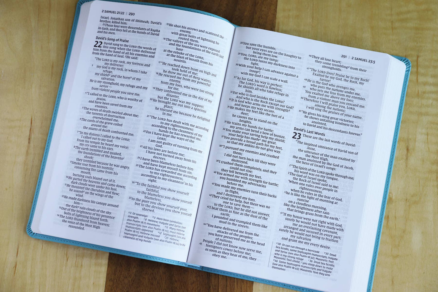 Personalized - NIV Value Thinline Bible Large Print Leathersoft Teal - Nifty Decor & More