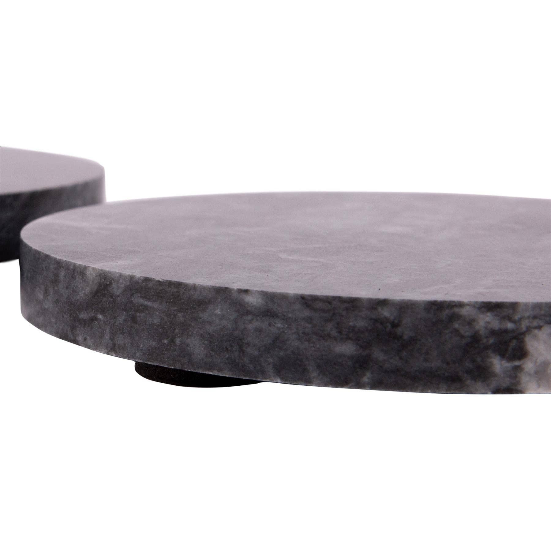 Personalized Round Marble Coaster – Custom Engraved - Set of 4 - Nifty Decor & More