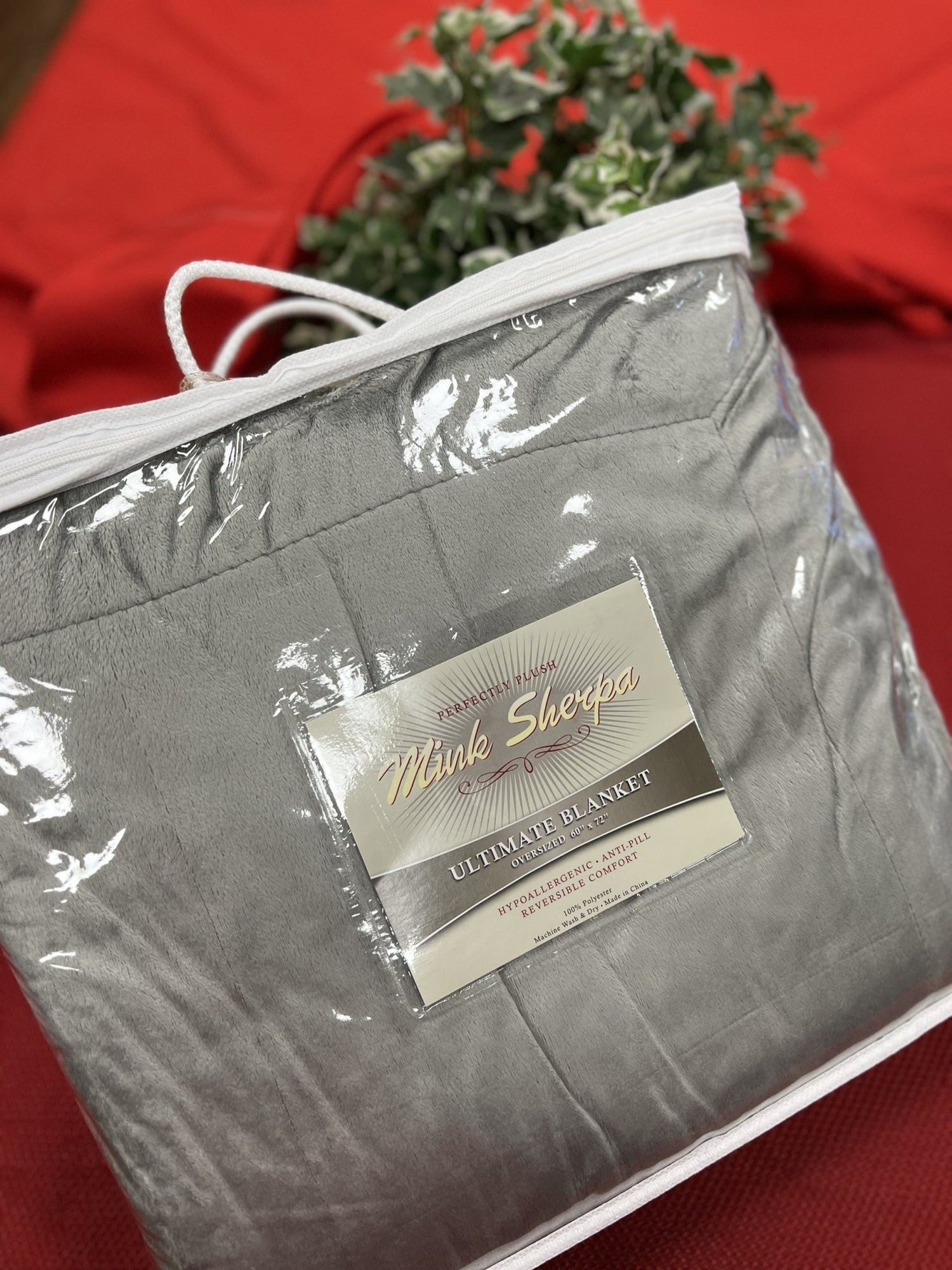 Personalized Sherpa Blanket 50x60 | Custom Embroidered Logo Blanket | Corporate Client & Employee Gift - Nifty Decor & More