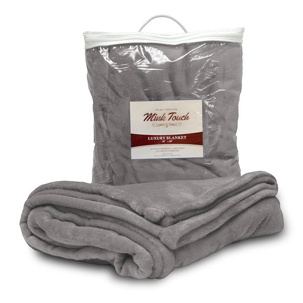 Personalized Ultra - Soft Laser - Etched Throw Blanket - 50x60 Plush Fleece - Nifty Decor & More
