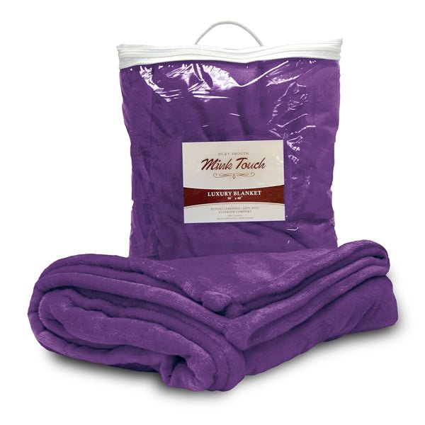 Personalized Ultra - Soft Laser - Etched Throw Blanket - 50x60 Plush Fleece - Nifty Decor & More